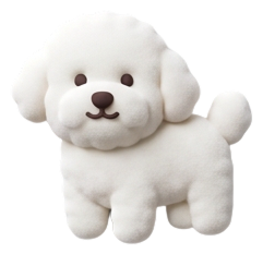 강아지 홈 캐릭터 예시